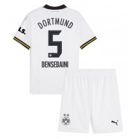 Camiseta Borussia Dortmund Ramy Bensebaini #5 Tercera Equipación Replica 2024-25 para niños mangas cortas (+ Pantalones cortos)